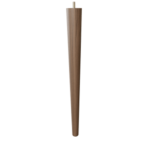Round Tapered Feet, 18″ Height