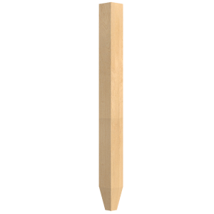 3″ Square Columns with Tapered Foot, 35.25″ Height