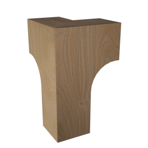 Craftsman Corner Bun Foot, 6″ Height